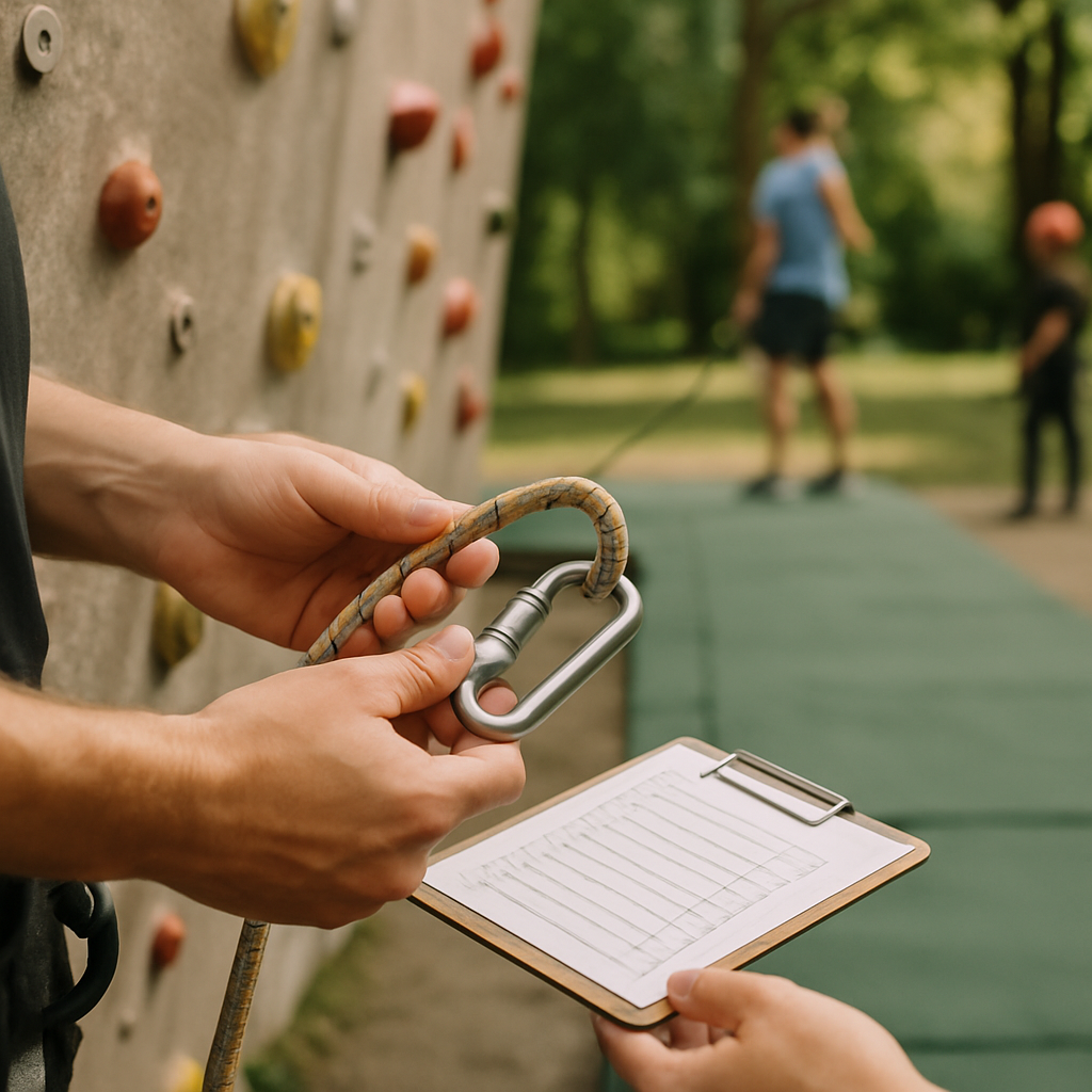 Kletterausrüstung Checks und Wartung im Greizer Park 35d851b3 014f 4a60 941c ff6b0ff6d6f1